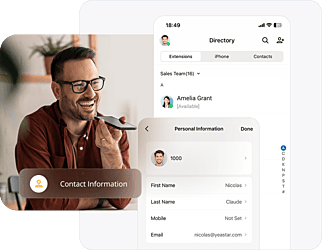 Yeastar two-way contact sync feature for business efficiency in Helderberg